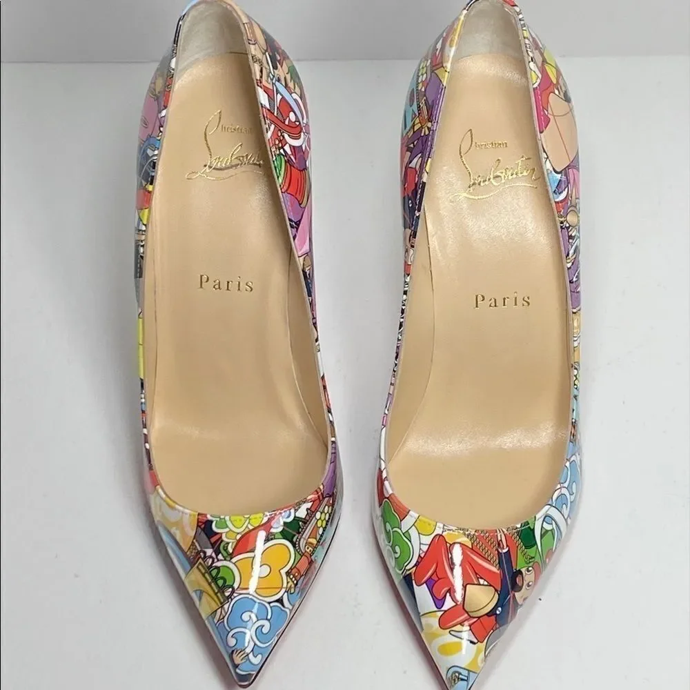 Christian Louboutin Pigalle Follies Print Pumps